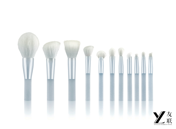 Blue mini Makeup Brush Set